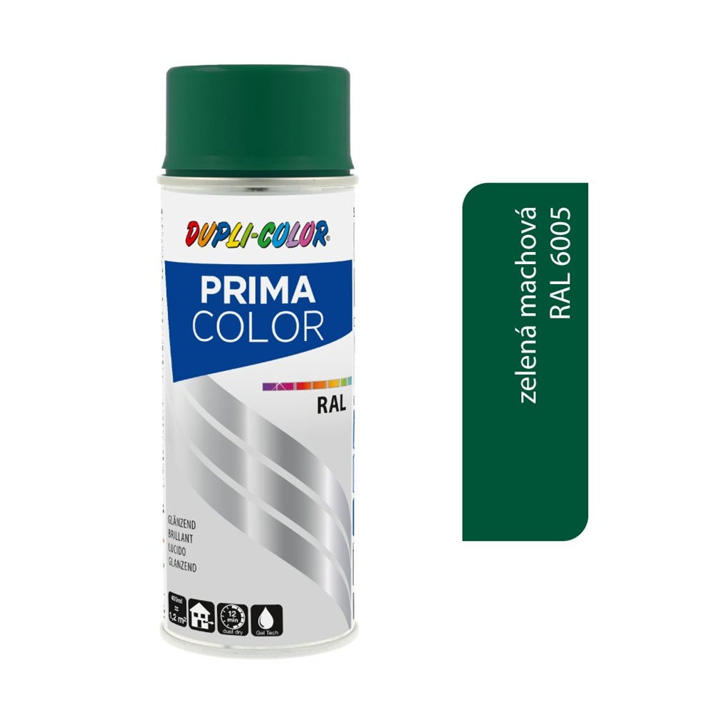 DUPLI COLOR Prima Akrylová barva ve spreji RAL 6005 Zelená mechová