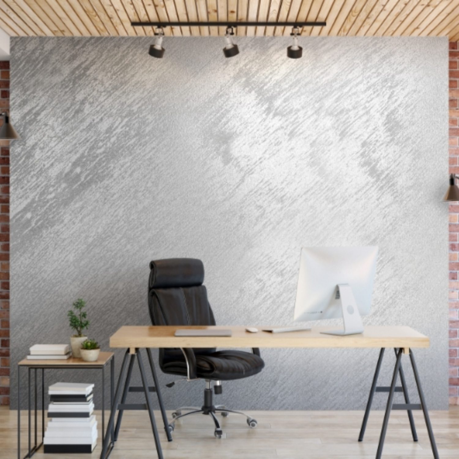 HET BRILLANT Metallico interiérová akrylátová omyvatelná metalická barva ukázka