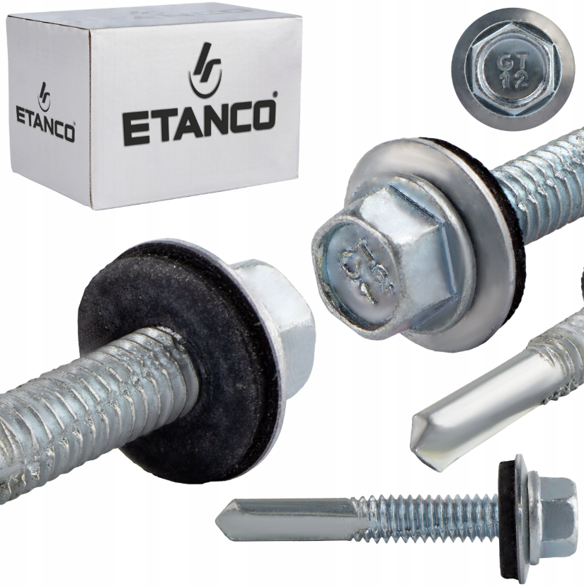 ETANCO GT 12 Ø5,5 mm šroub pro upevňování plechů s podložkou Z14
