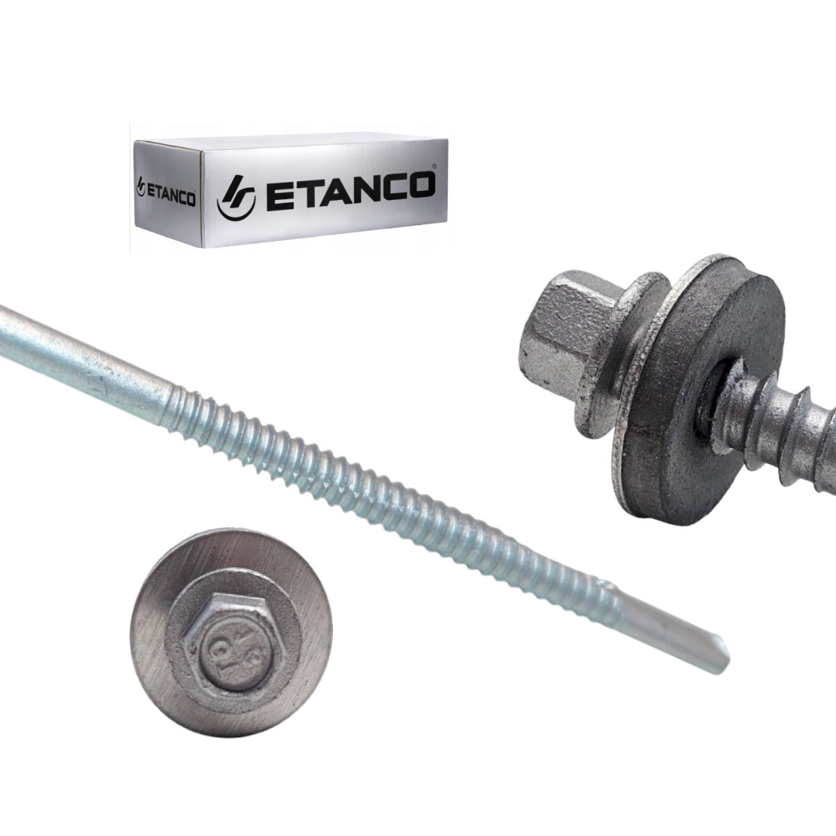 ETANCO GTR 16 SP Ø6,3 / 7,0 mm šroub pro upevnění sendvičových panelů s podložkou A19