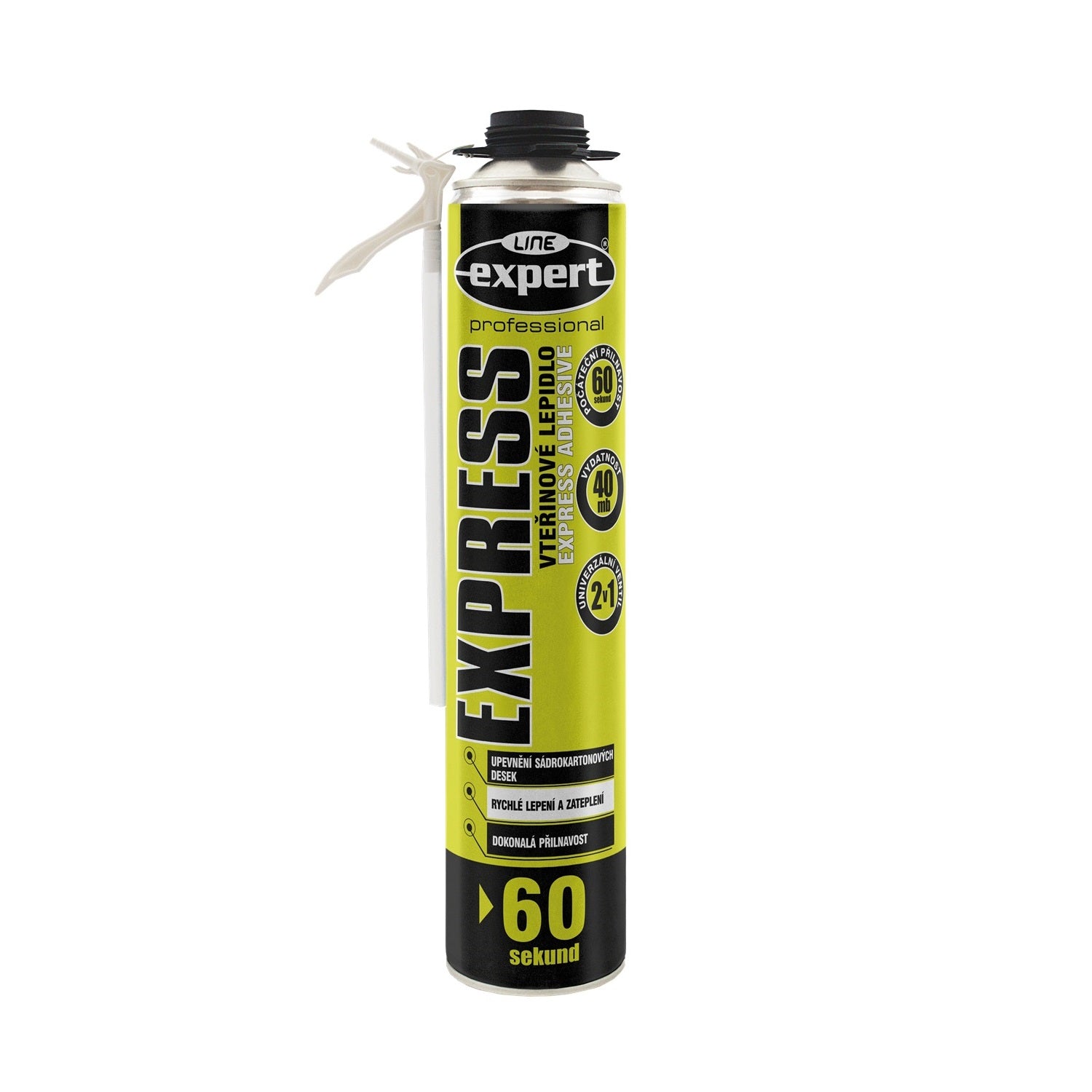 EXPERT LINE EXPRESS vteřinové PUR lepidlo 750 ml