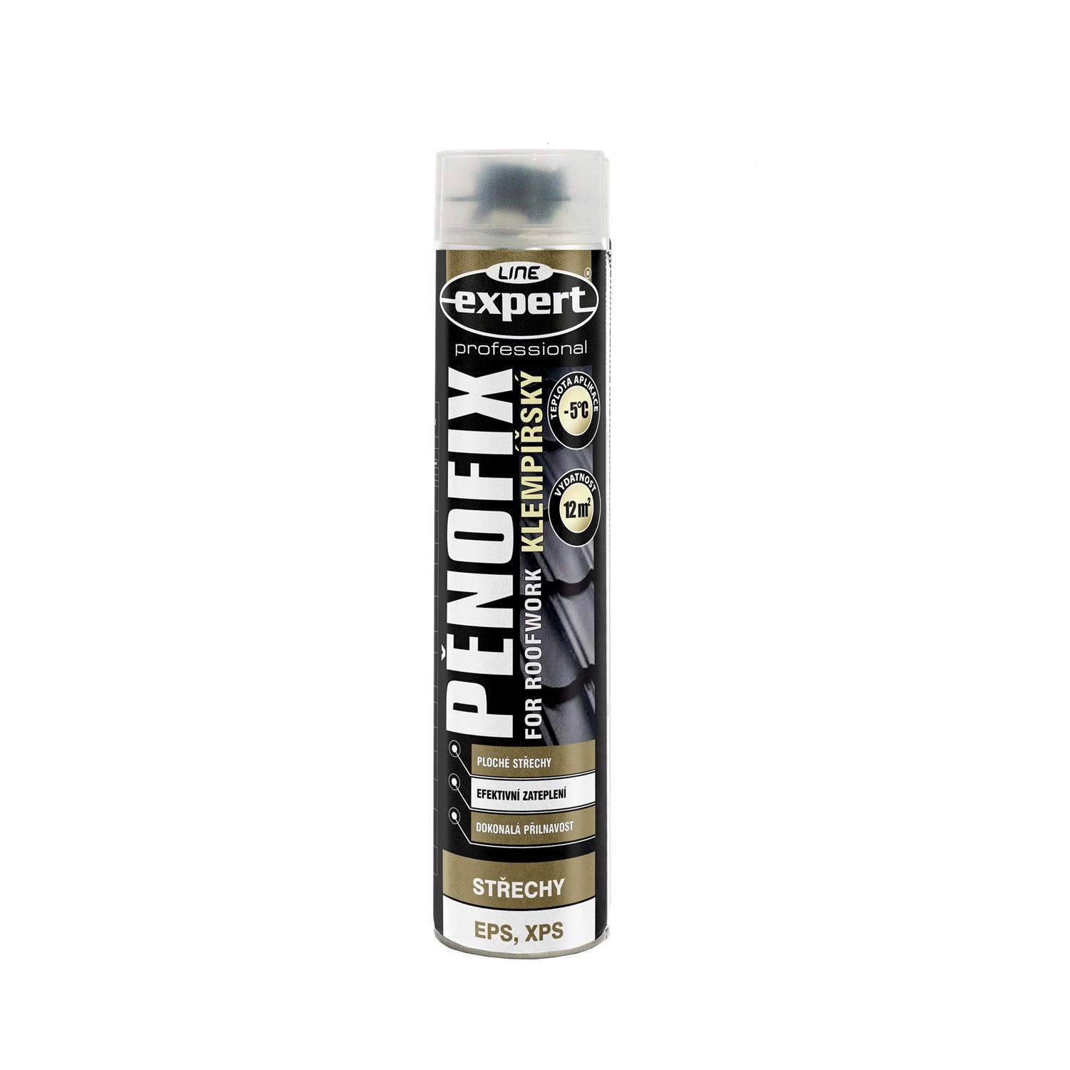 EXPERT LINE PIANOFIX klempířské PUR lepidlo na střechy 750 ml