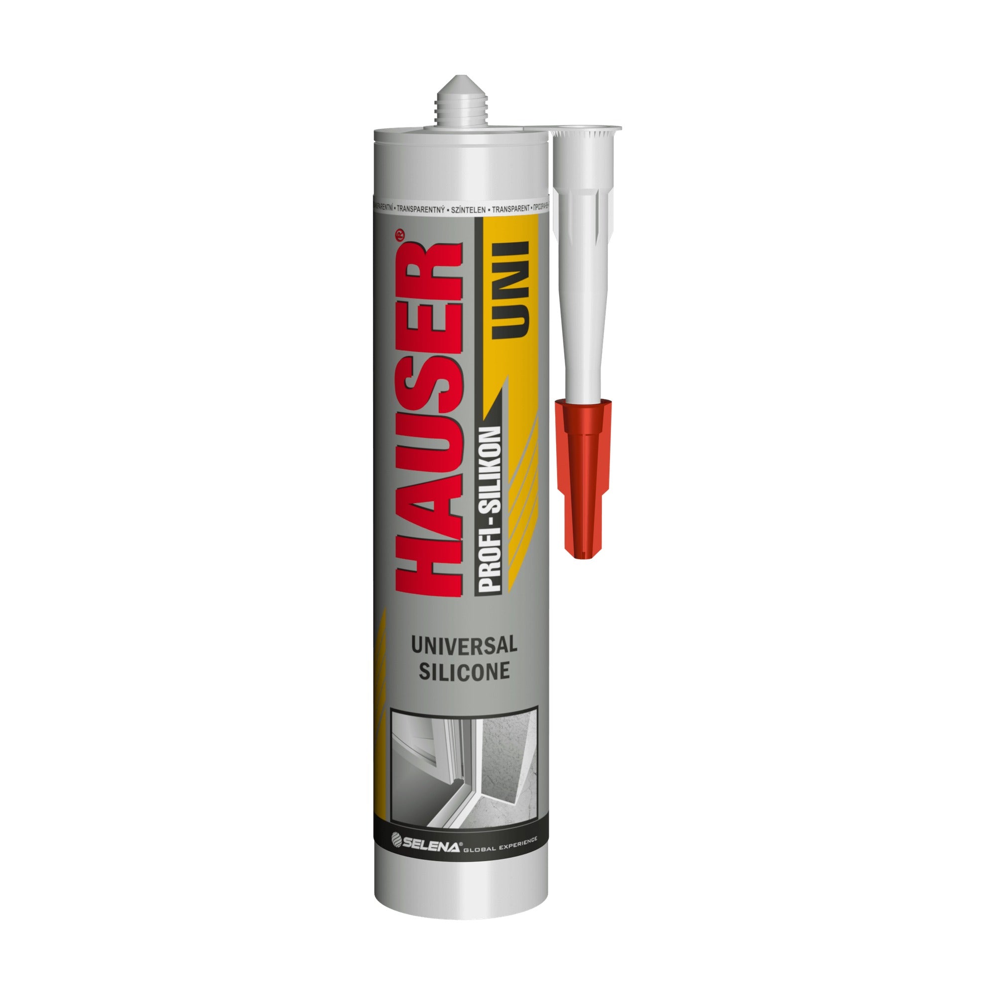 HAUSER univerzální silikon transparentní 260 ml