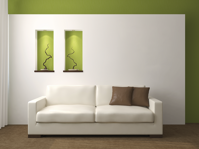 HET Hetline FORTE bílá malířská interiérová hrubozrnná barva - ukázka 2