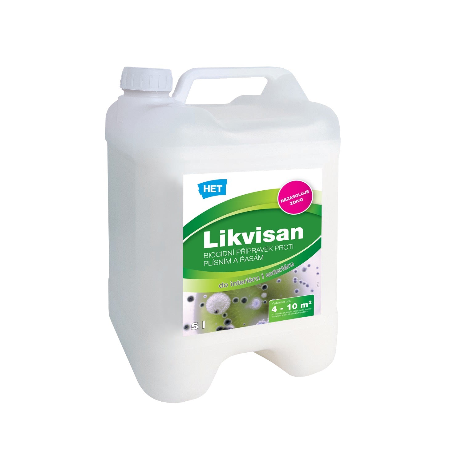 HET Likvisan biocidní přípravek proti plísním a řasám 5 l
