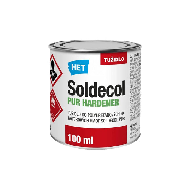 HET Soldecol PUR HARDENER tužidlo do polyuretanových nátěrových hmot 100 ml
