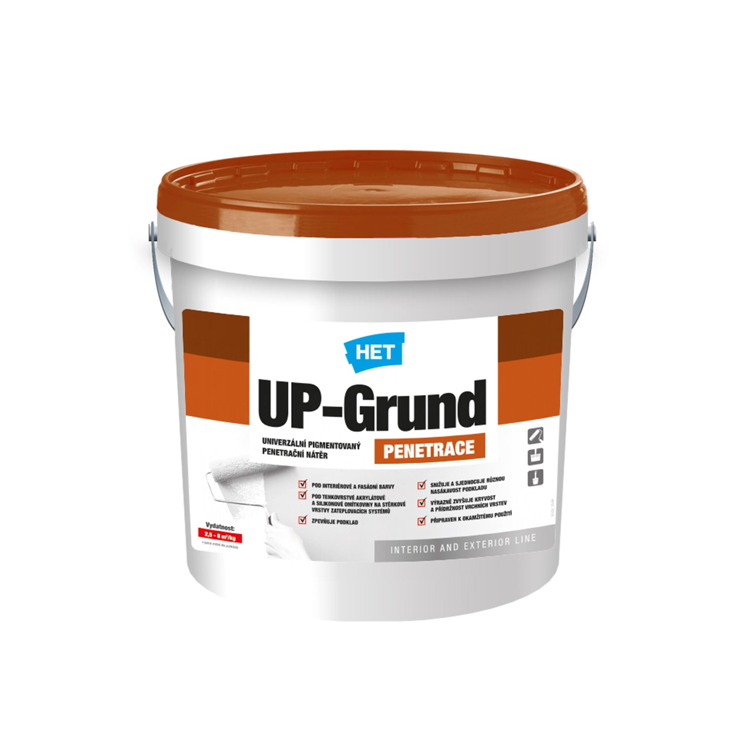 HET UP-Grund univerzální pigmentovaný penetrační nátěr 1 kg