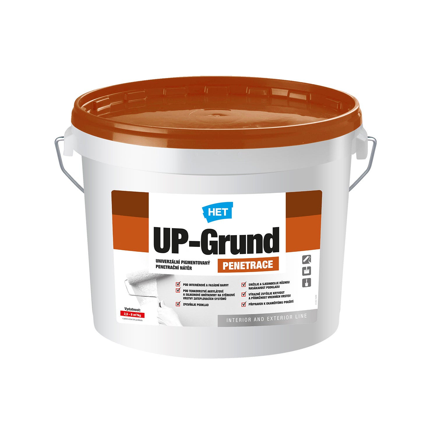 HET UP-Grund univerzální pigmentovaný penetrační nátěr 5 kg
