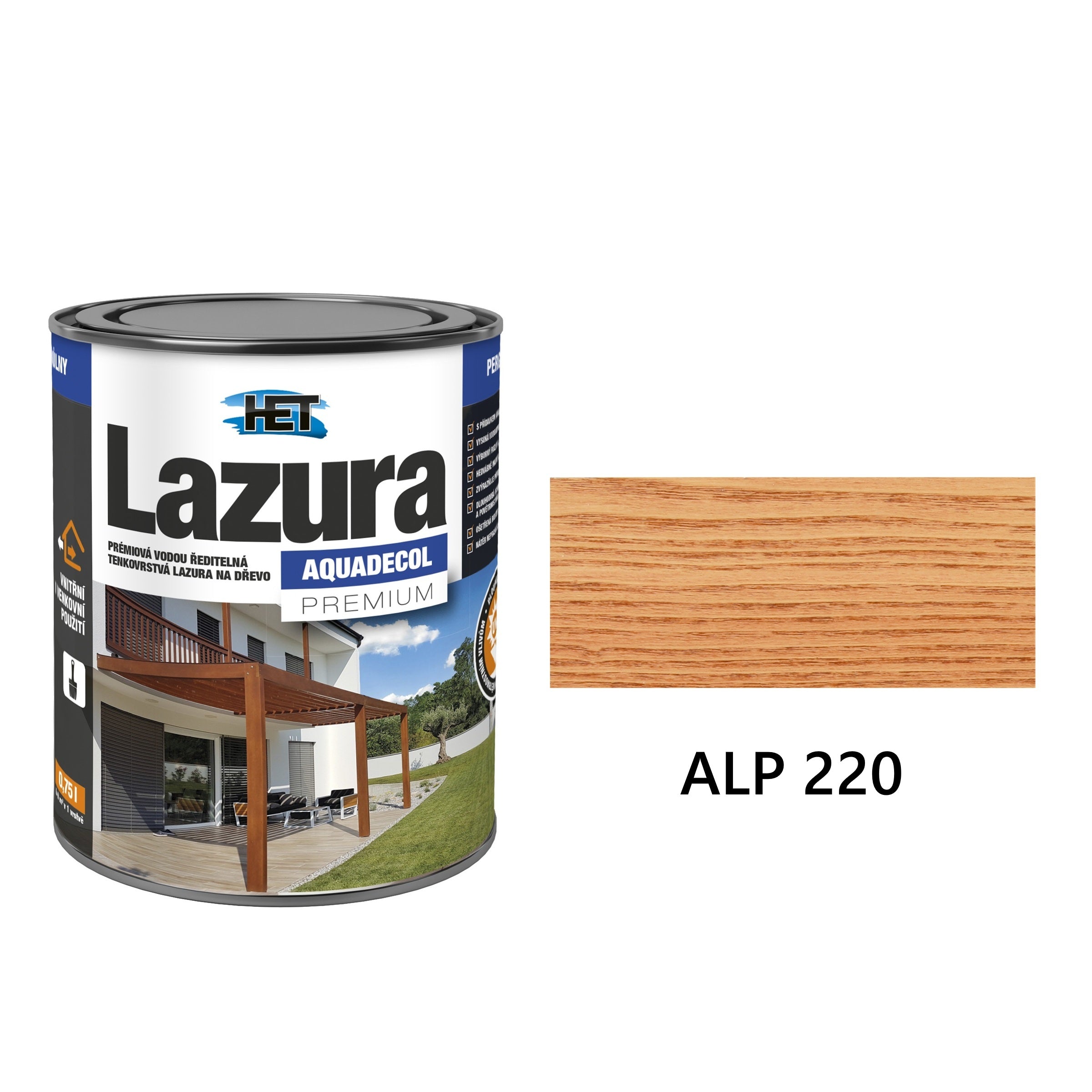 HET AQUADECOL Lazura PREMIUM ALP 220