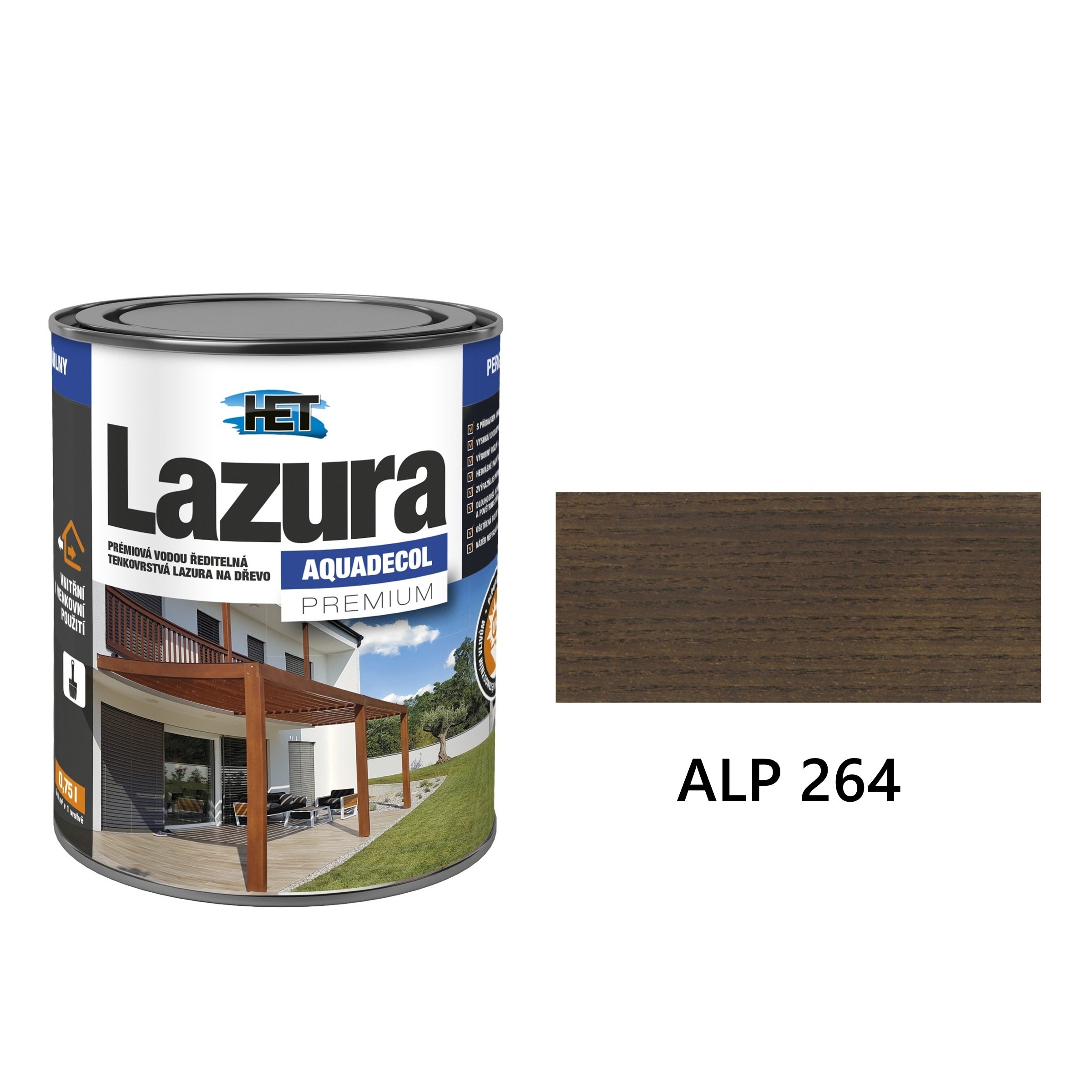 HET AQUADECOL Lazura PREMIUM ALP 264
