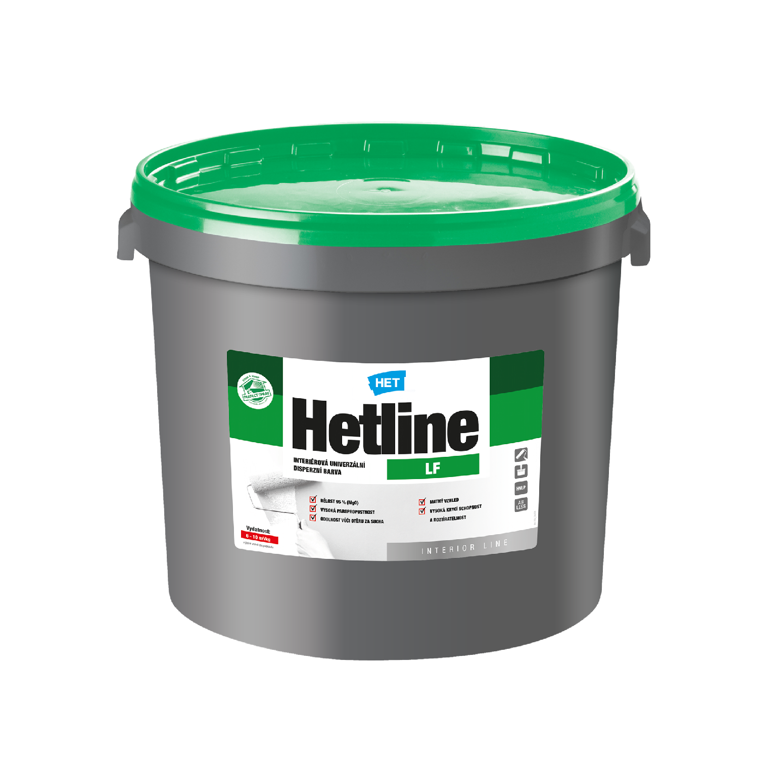 HET Hetline LF bílá disperzní akrylátová barva na zeď 40 kg