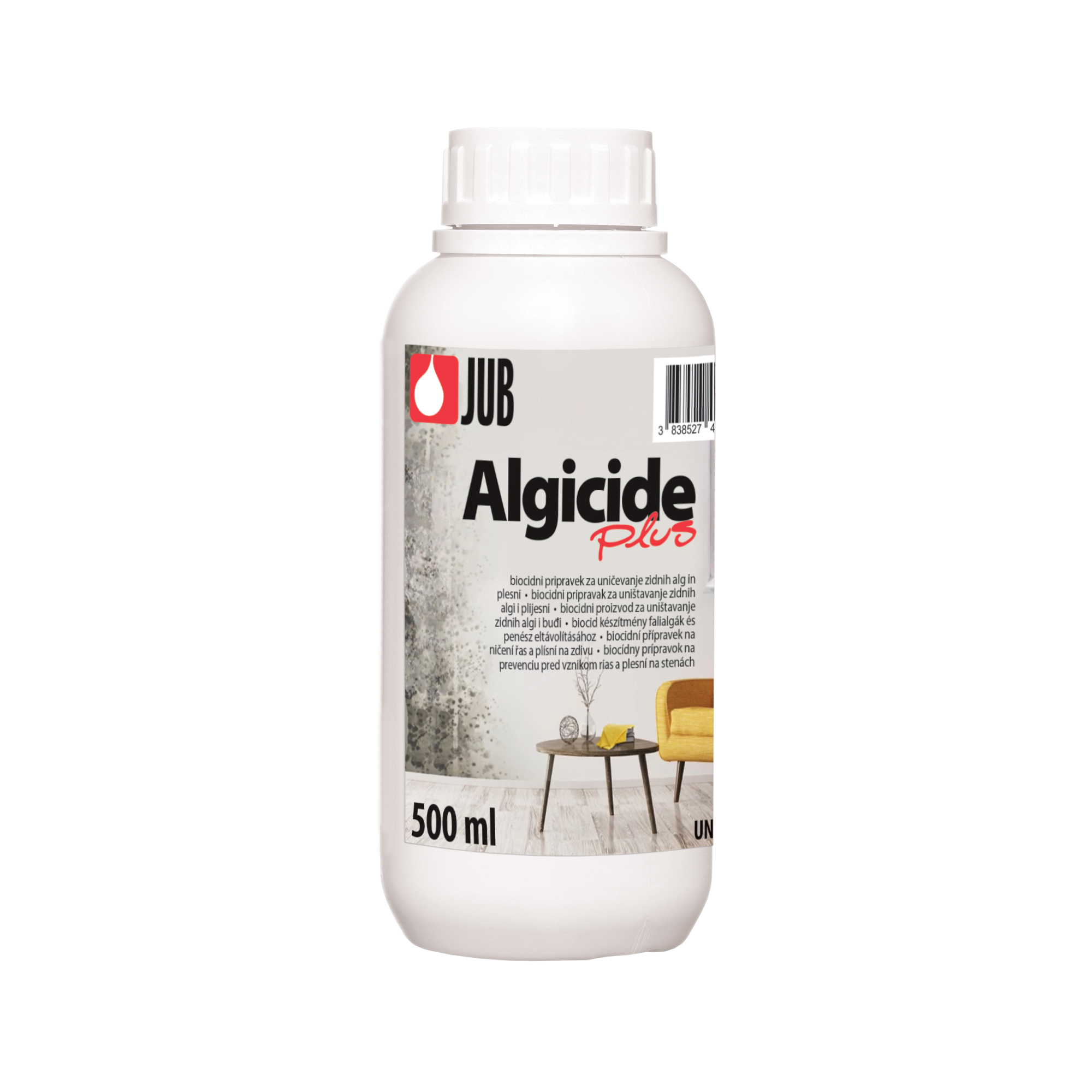 JUB ALGICIDE Plus concentrate biocidní přípravek proti plísním 0,5 l