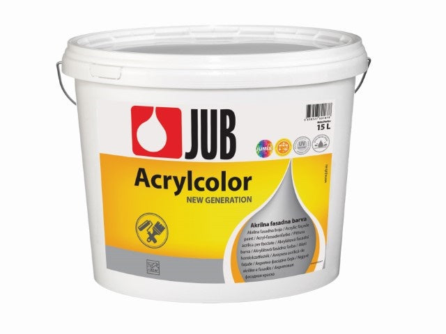 JUB Acrylcolor bílá akrylátová fasádní barva 15 l