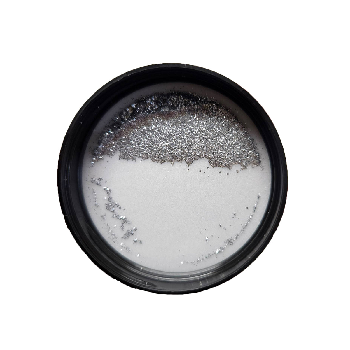 JUB DECOR Crystals stříbrné dekorativní třpytky do barvy v gelu ukázka2