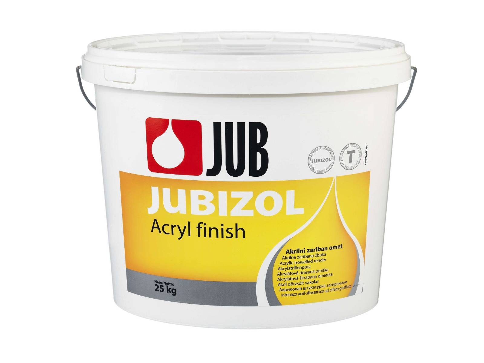 JUB JUBIZOL Acryl finish T akrylátová dekorativní fasádní omítka 25 kg