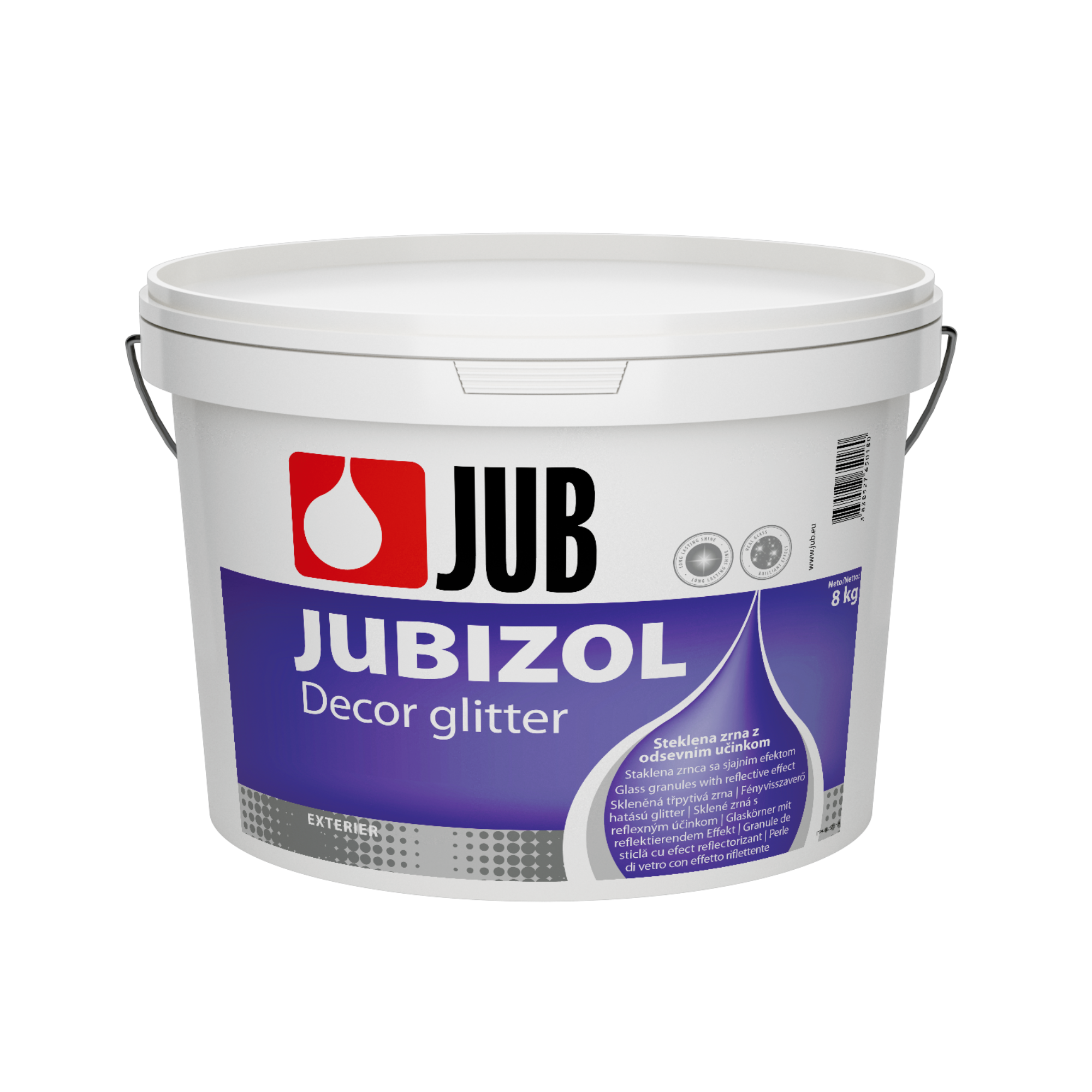 JUB JUBIZOL Decor glitter skleněné reflexní třpytky 8 kg