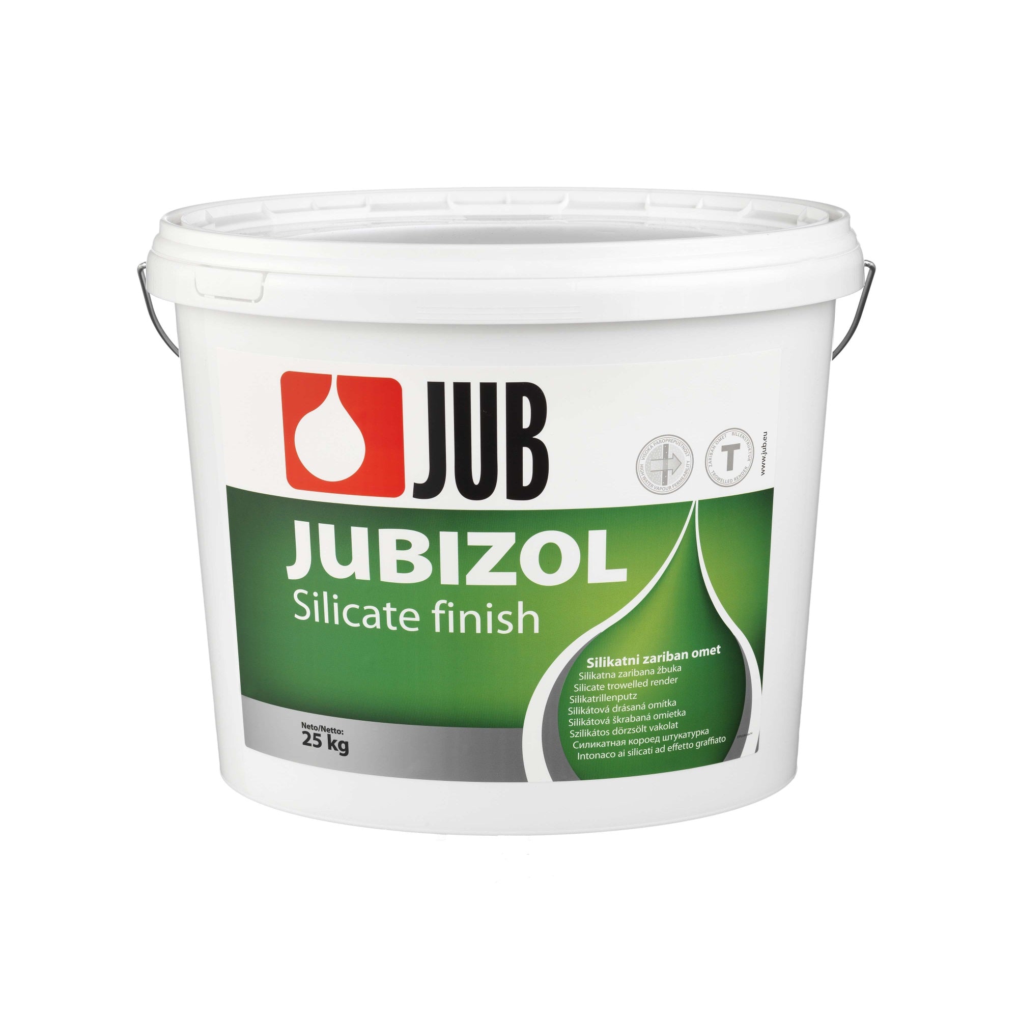JUB JUBIZOL Silicate finish T silikátová drásaná omítka 25 kg