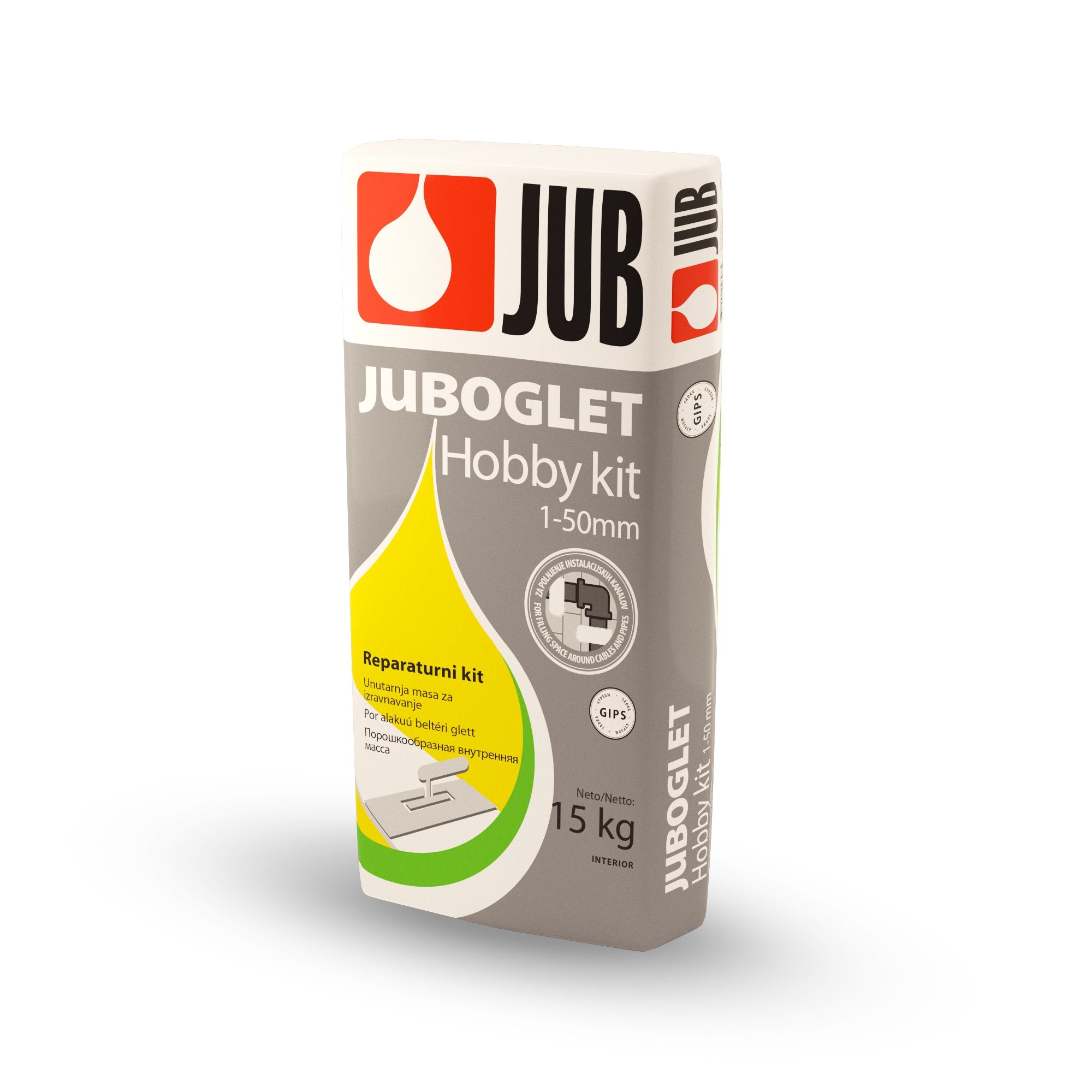 JUB JUBOGLET Hobby kit vysprávkový tmel na zdivo 15 kg