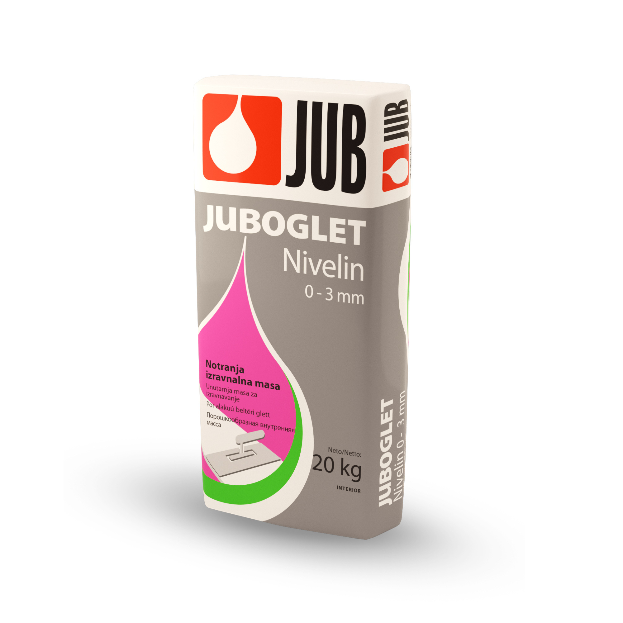 JUB JUBOGLET Nivelin vnitřní prášková vyrovnávací hmota 20 kg
