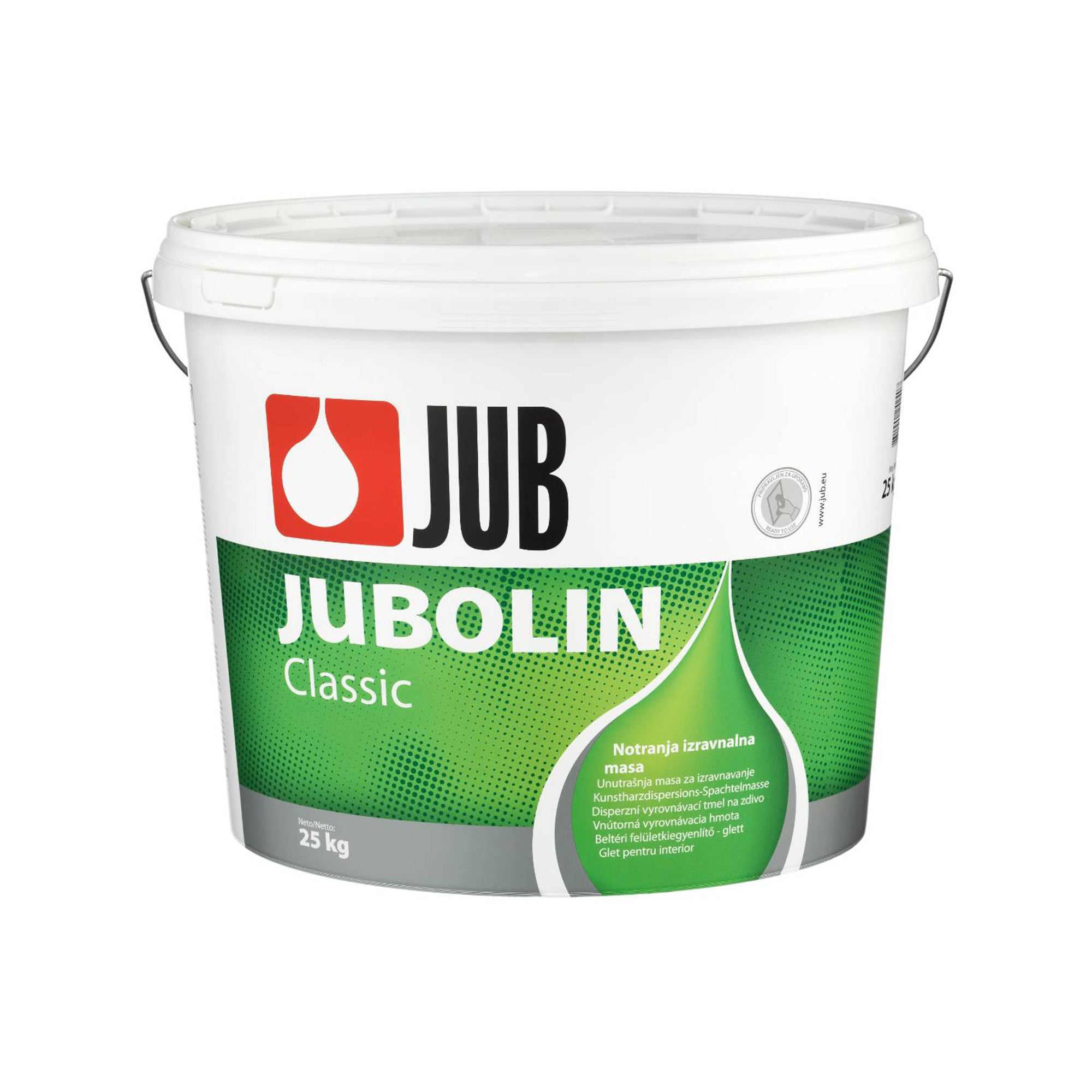 JUB JUBOLIN Classic bílý stěrkový tmel na zeď 25 kg