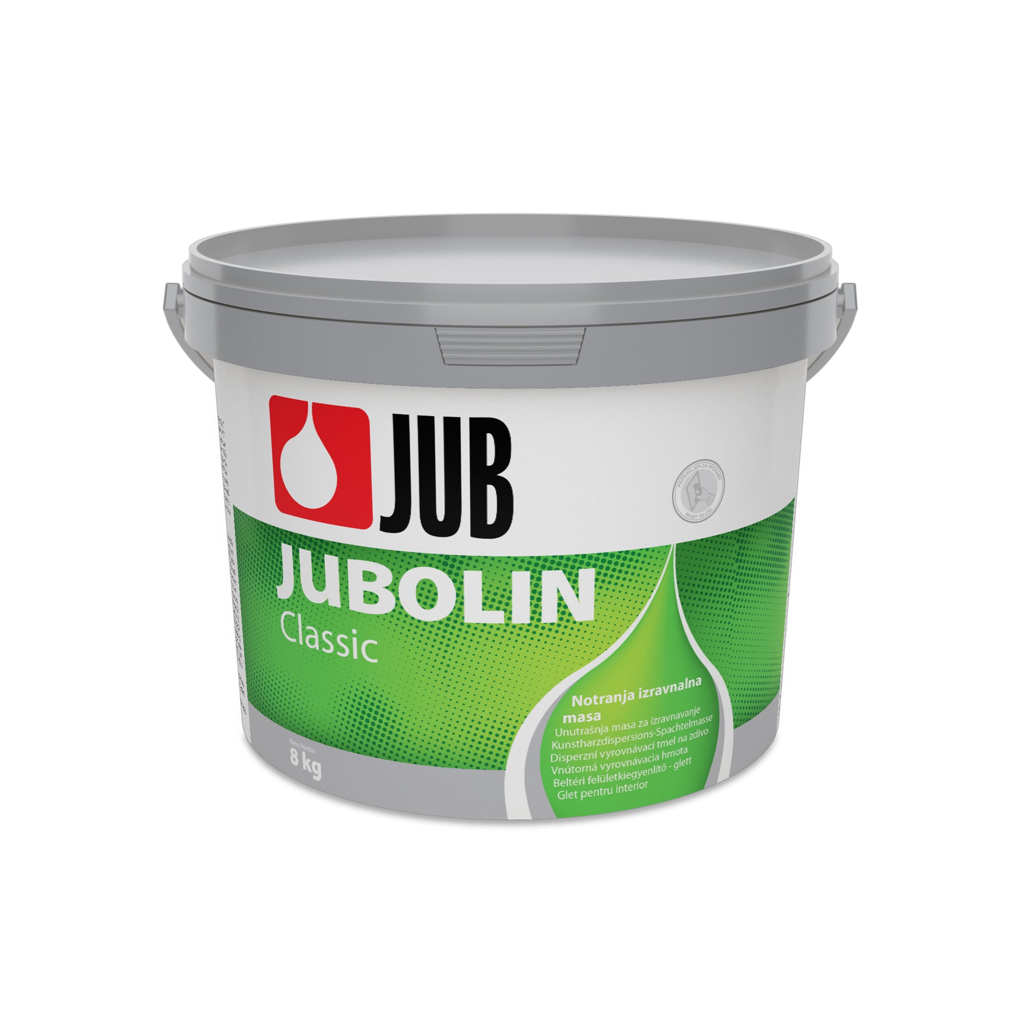 JUB JUBOLIN Classic bílý stěrkový tmel na zeď 8 kg