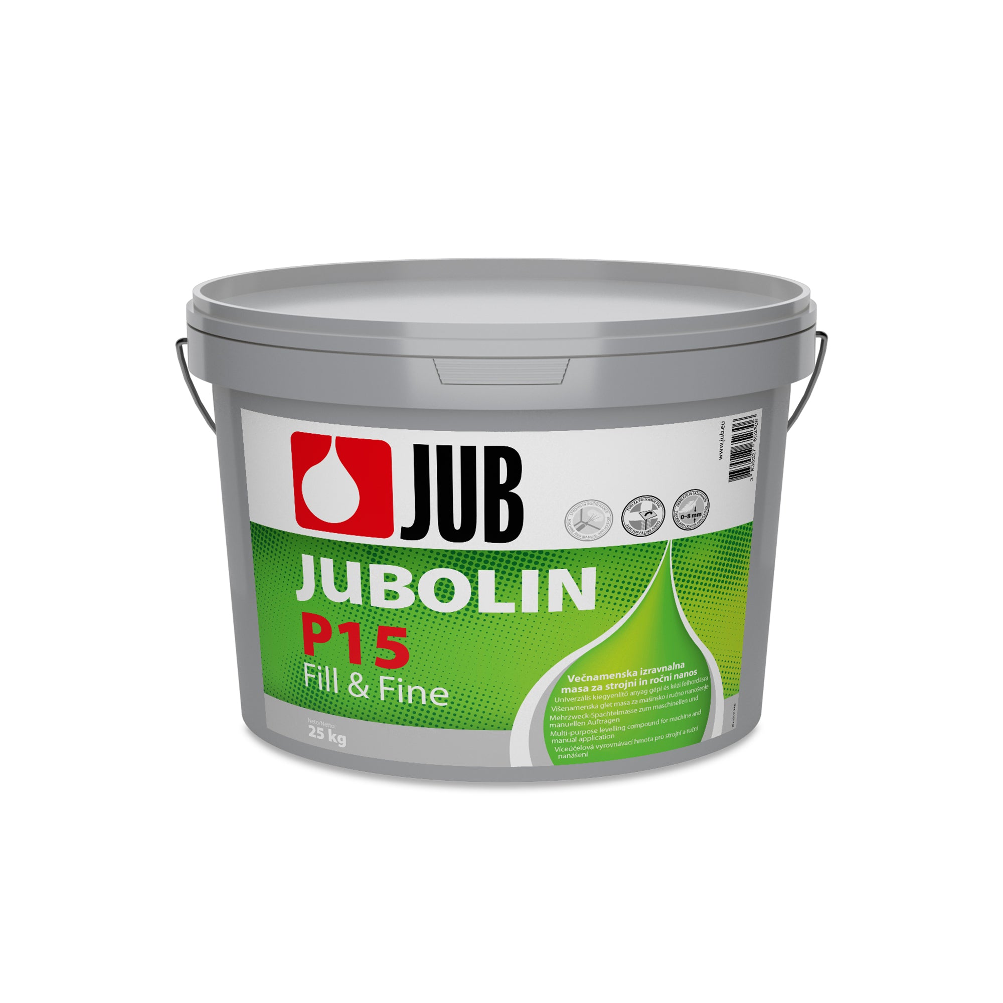 JUB JUBOLIN P15 Fill & Fine disperzní silnovrstvý víceúčelový tmel 25 kg