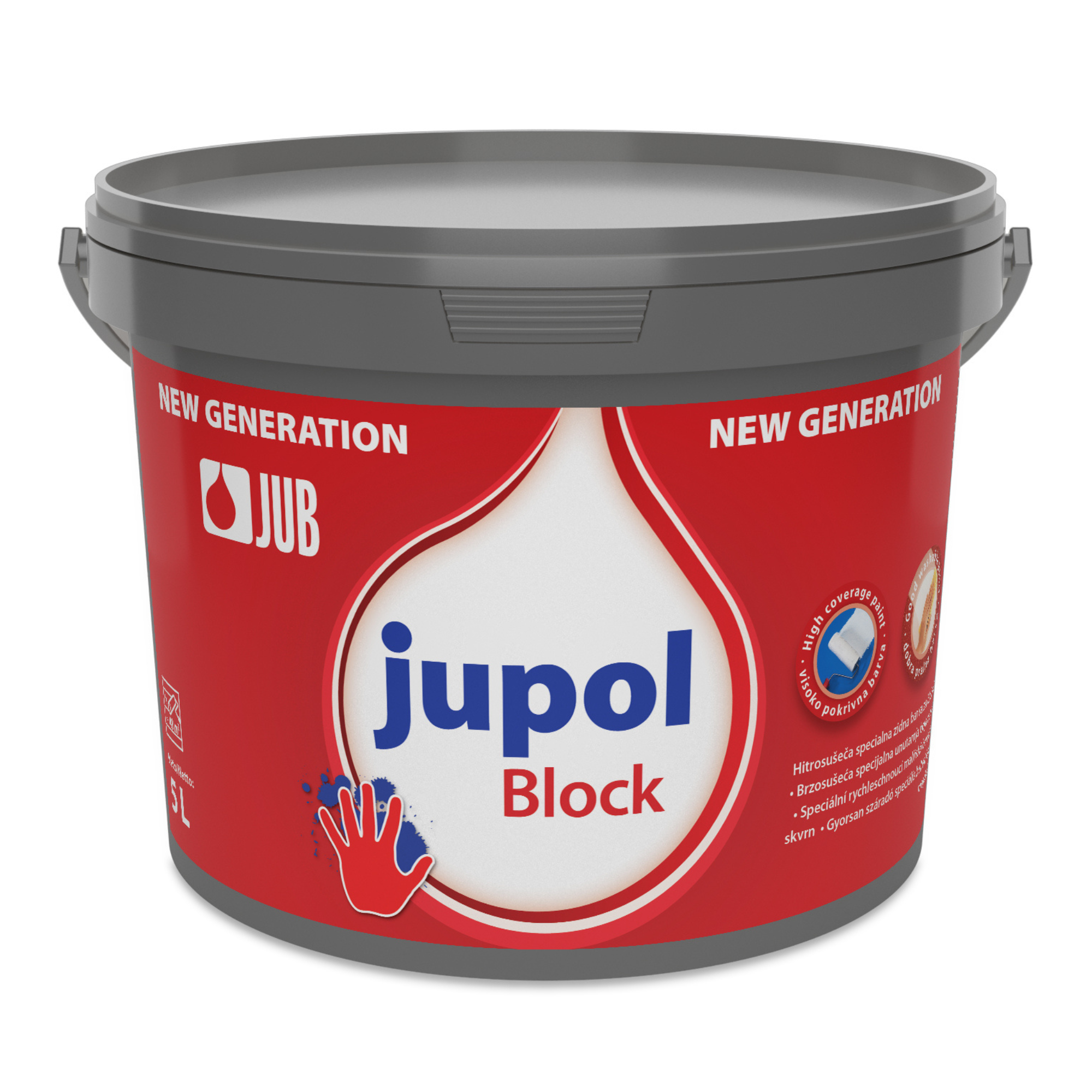 JUB JUPOL Block NEW GENERATION barva na blokování skvrn 5 l