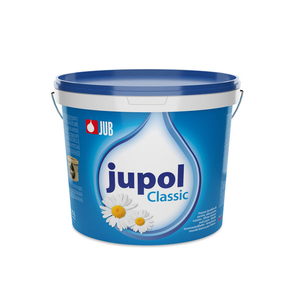 JUB JUPOL Classic bílá interiérová malířská barva na zeď 15 l