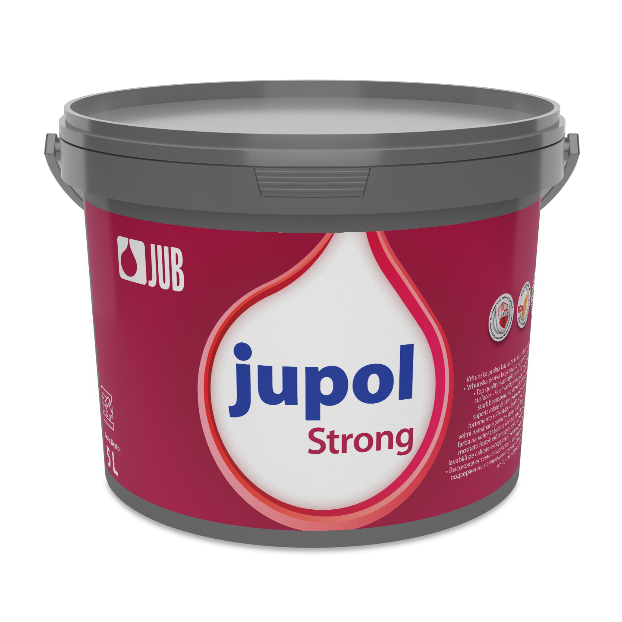 JUB JUPOL Strong Protect vysoce odolná omyvatelná malířská barva 5 l