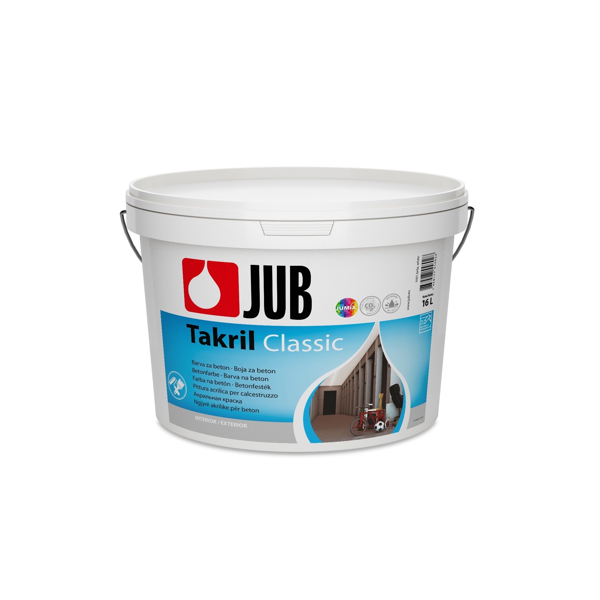 JUB TAKRIL Classic Akrylátová disperzní barva na beton 16 l