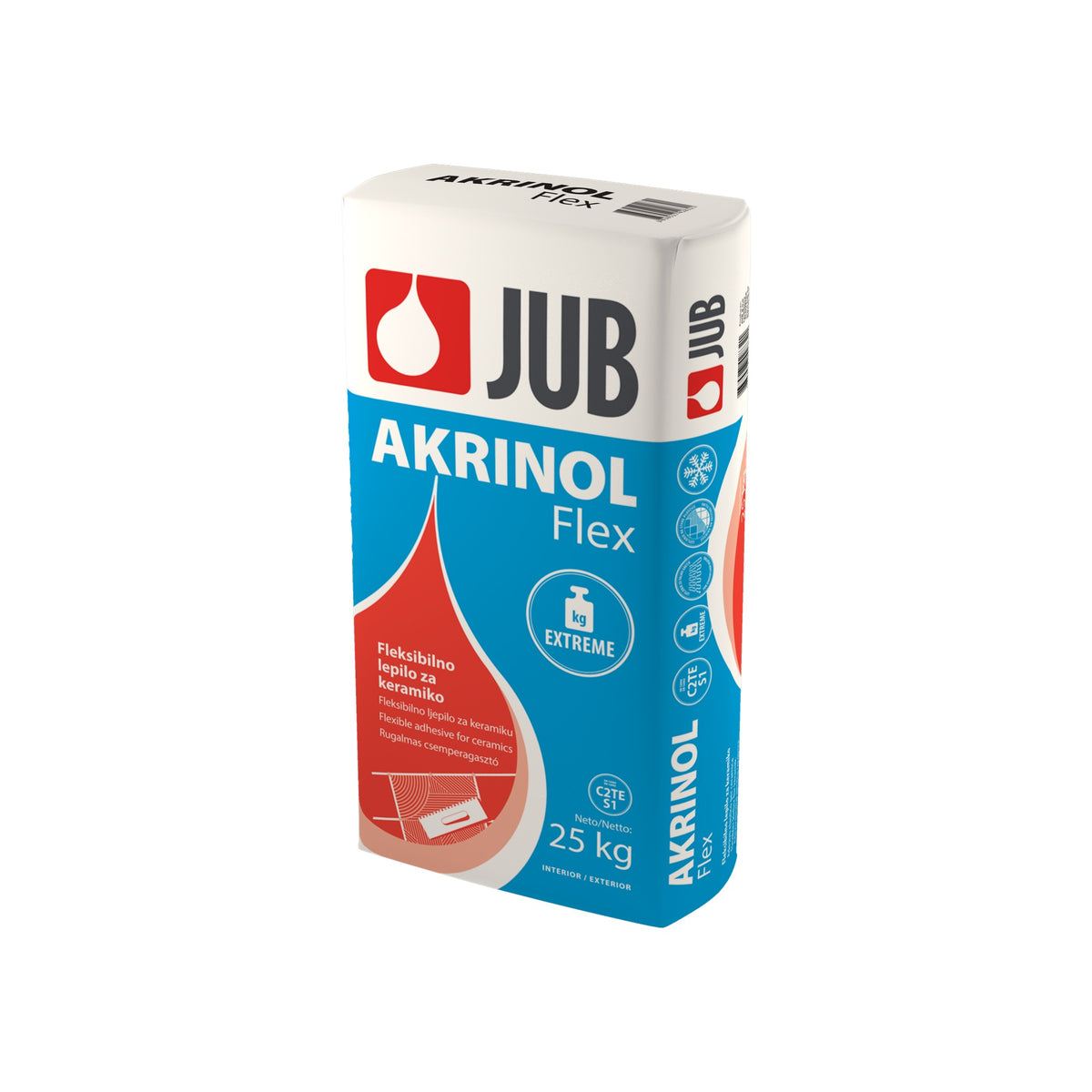 JUB AKRINOL Flex flexibilní lepidlo na keramické obklady a dlažby 25 kg
