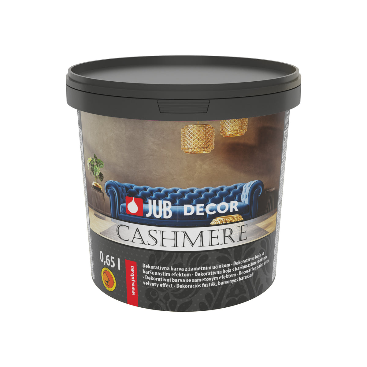 JUB DECOR Cashmere dekorativní barva se sametovým efektem 0.65 l