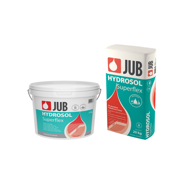 JUB HYDROSOL superflex 2K elastická dvousložková hydroizolace 27,5 kg (20 kg složka A + 7,5 kg složka B)