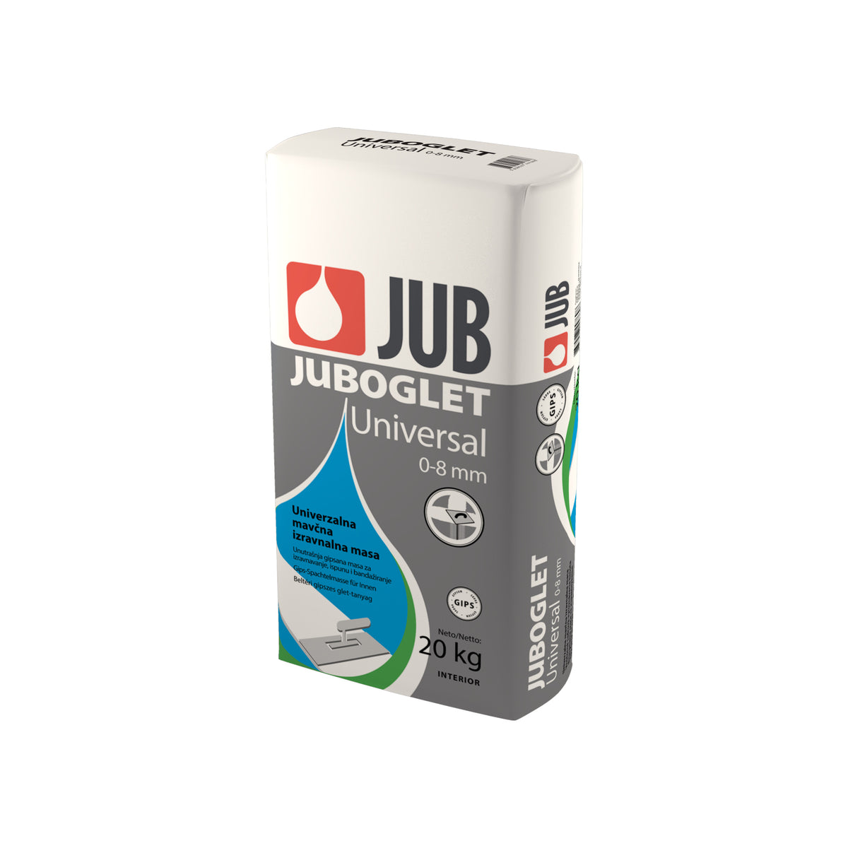 JUB JUBOGLET Universal 0-8 vnitřní prášková vyrovnávací hmota 20 kg