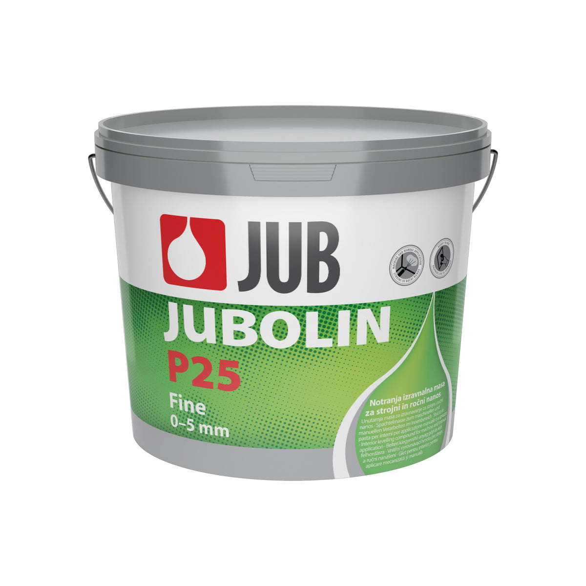 JUB JUBOLIN P25 Fine bílý stěrkový tmel na zeď 25 kg