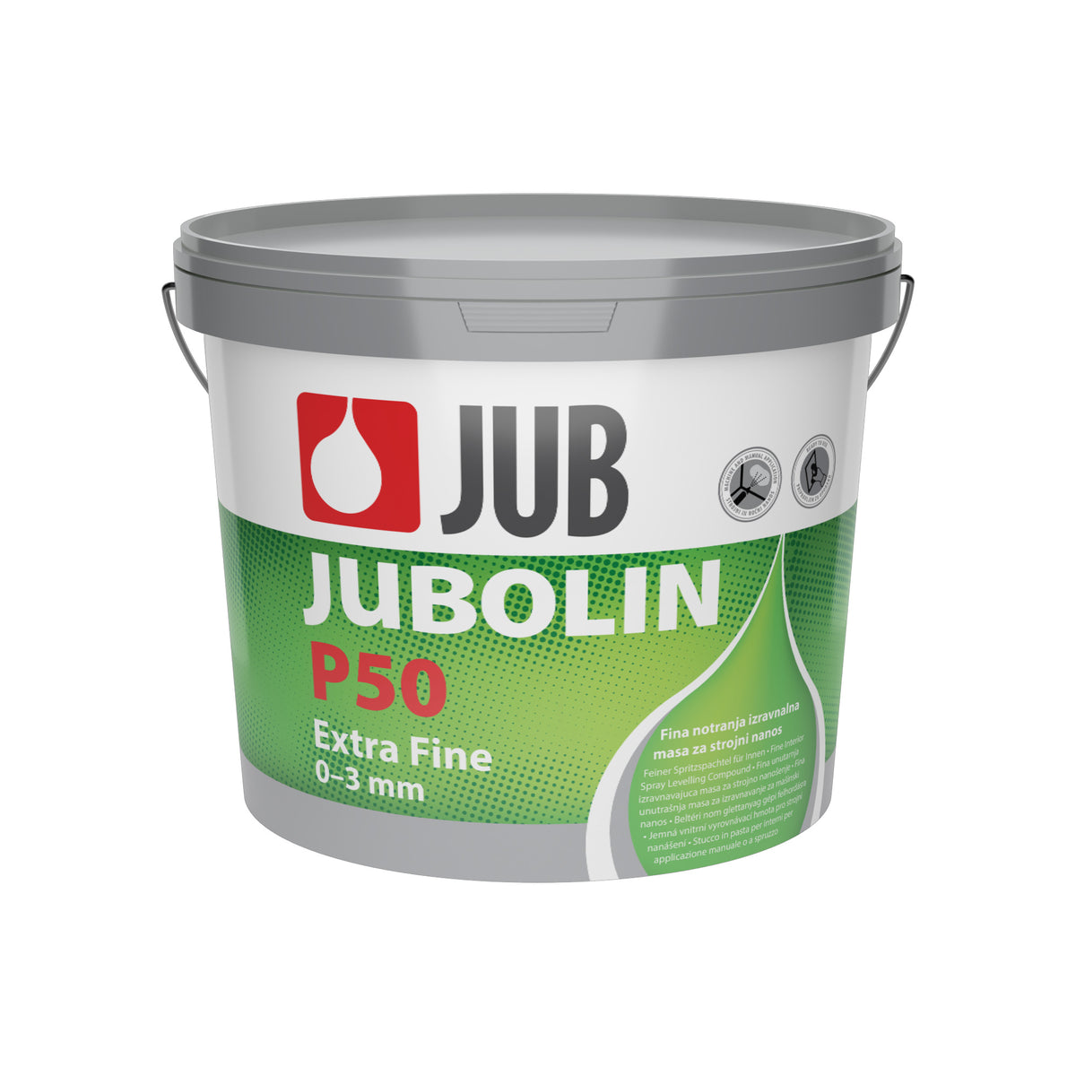 JUB JUBOLIN P50 Extra Fine bílý extra jemný stěrkový tmel na zeď 25 kg