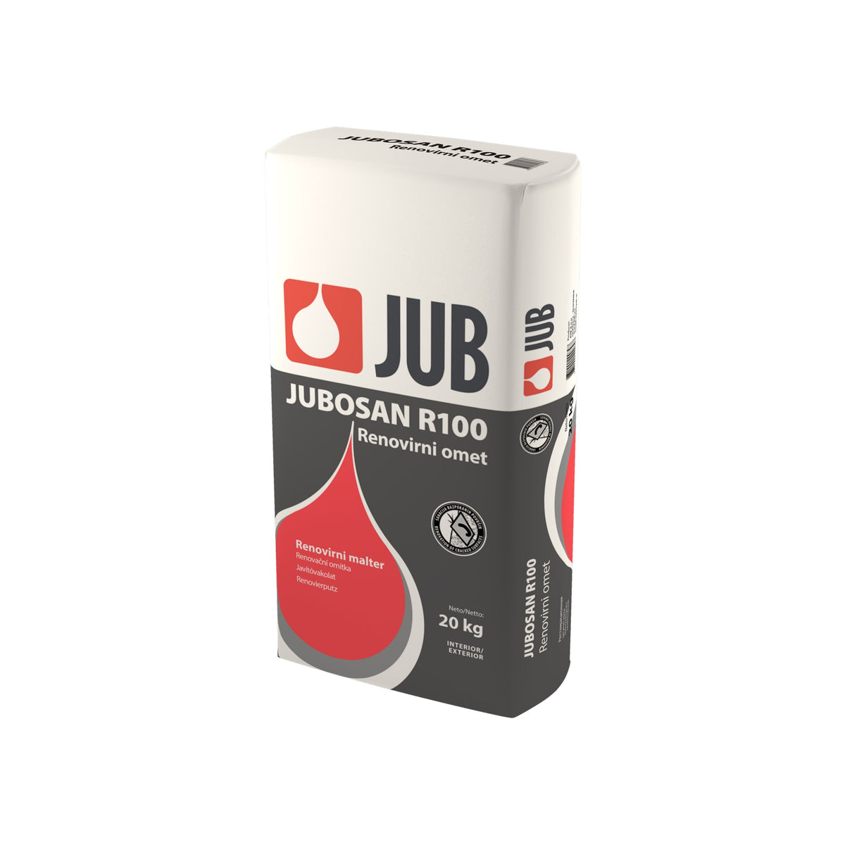 JUB JUBOSAN R100 mikroarmovaná fasádní renovační omítka 20 kg