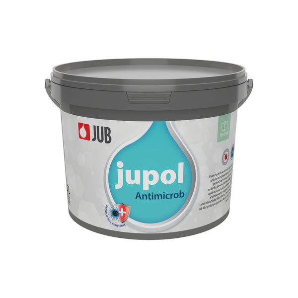 JUB JUPOL Antimicrob bilá interiérová omyvatelná malířská barva na zeď 5 l