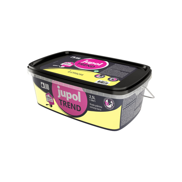 JUB JUPOL Trend interiérová omyvatelná malířská barva na zeď 405 - Lemon 2,5 l