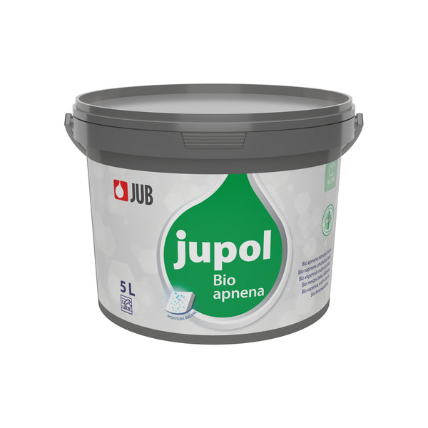 JUB JUPOL bílá vápenná interiérová malířská barva na zeď 5 l