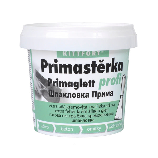 KITTFORT PRIMASTĚRKA Extra bílá vnitřní stěrka na zeď a strop 0,5 kg