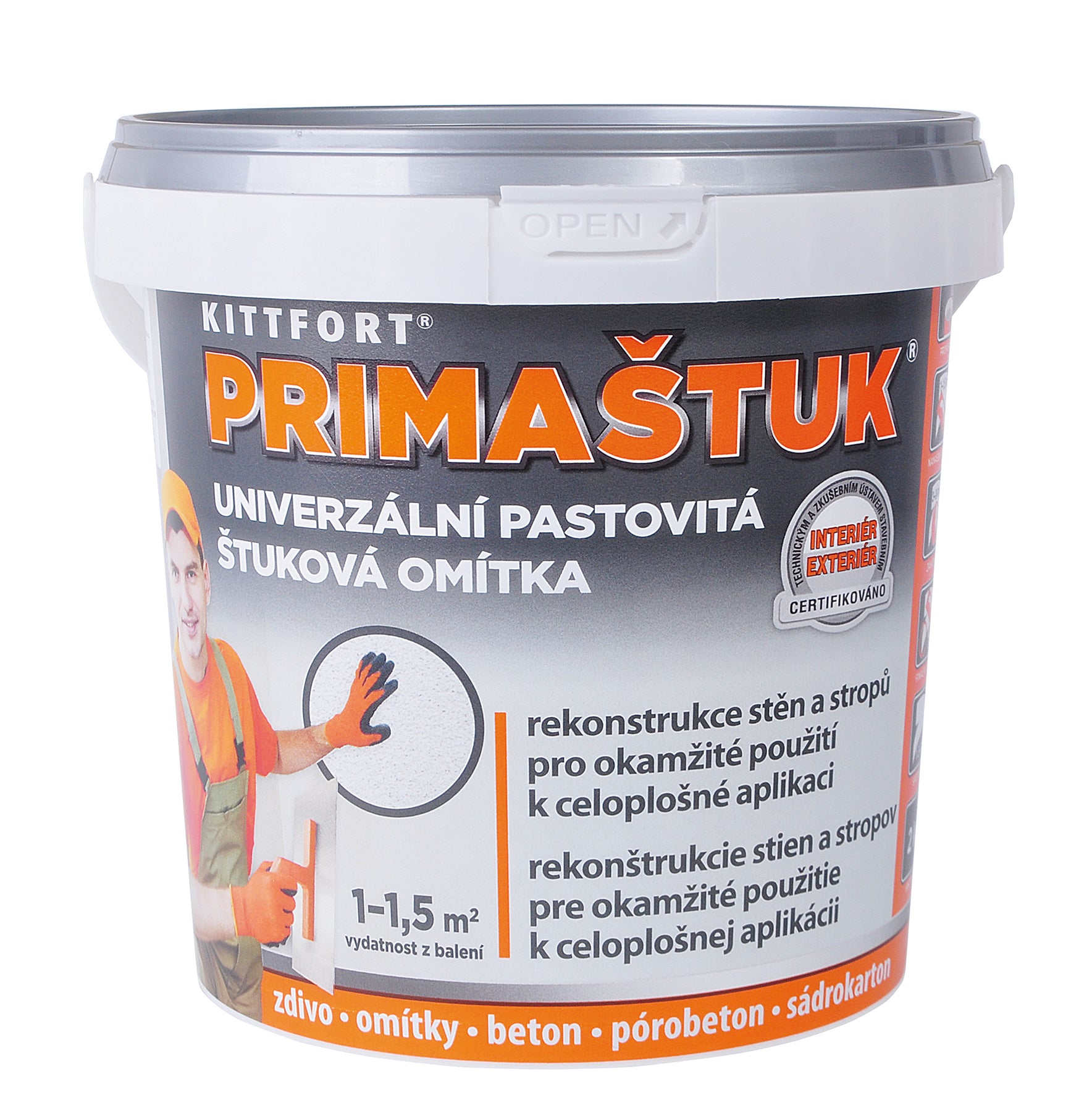 KITTFORT Primaštuk® Univerzální štuková omítka