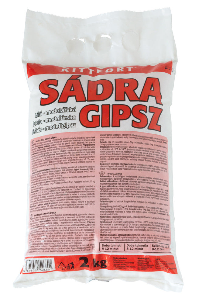 KITTFORT Sádra modelářská bílá