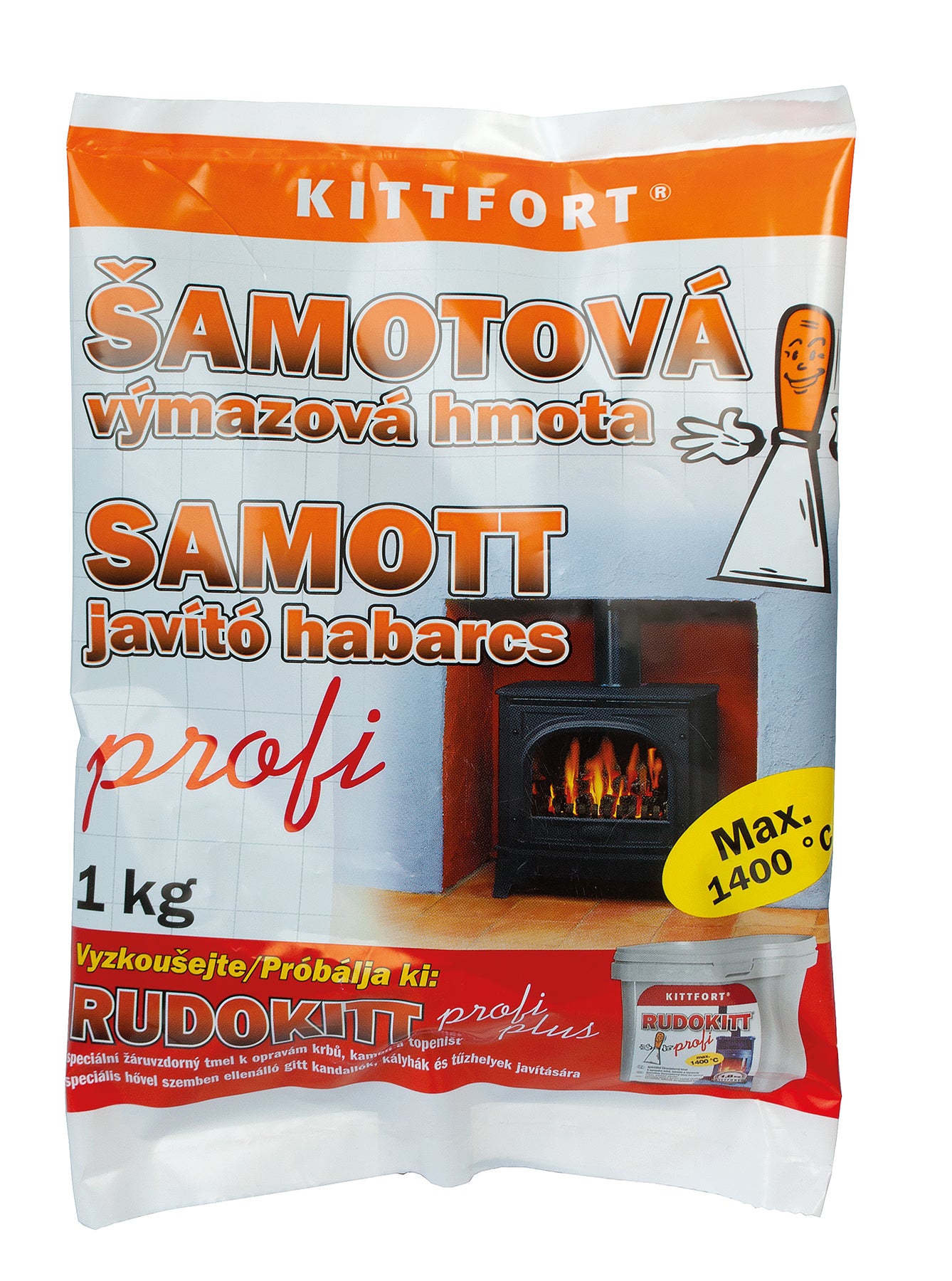 KITTFORT Šamotová výmazová hmota 1 kg
