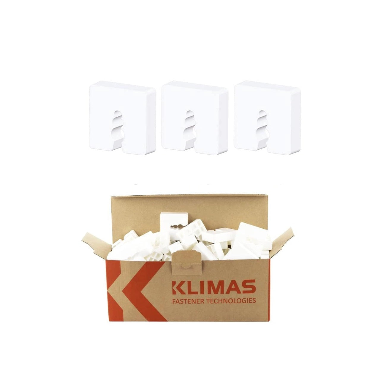 KLIMAS Wkret-met Distanční podložky 50x50mm - PVC 15 mm