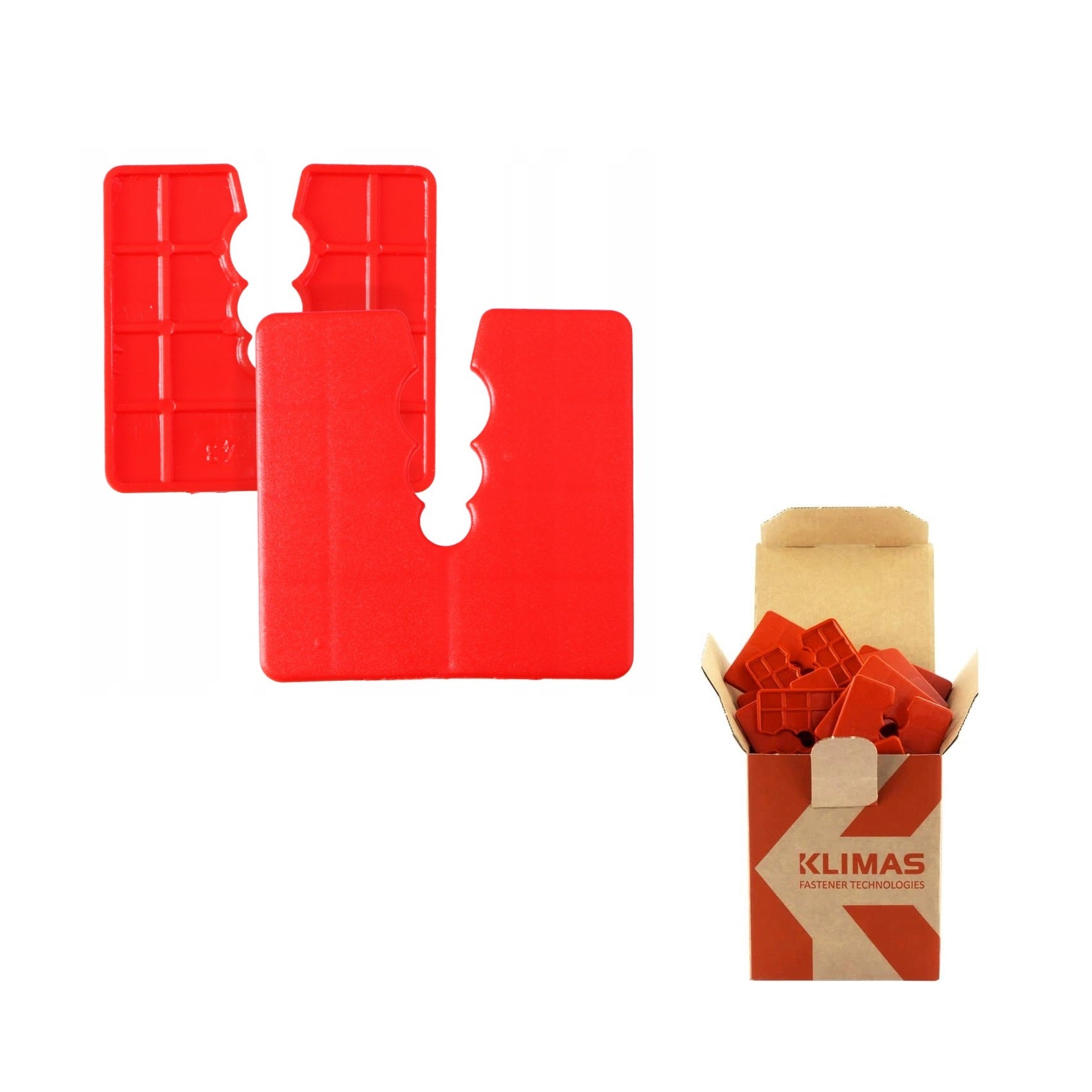 KLIMAS Wkret-met Distanční podložky 50x50mm - PVC 3 mm