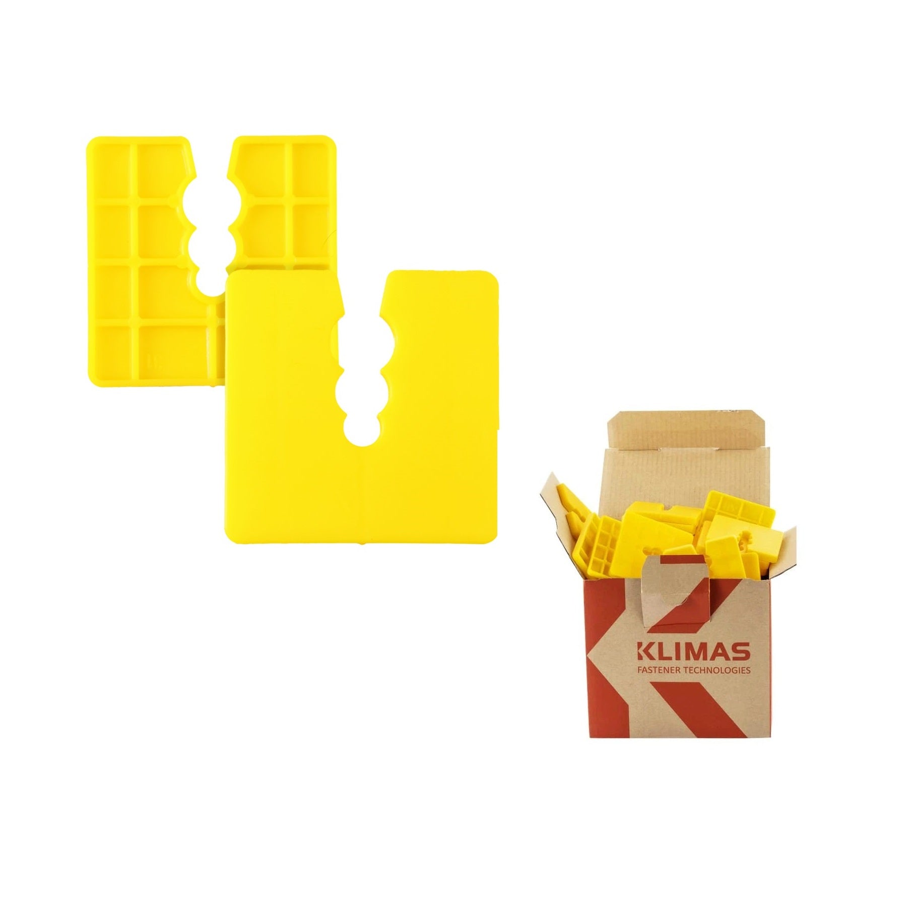 KLIMAS Wkret-met Distanční podložky 50x50mm - PVC 5 mm