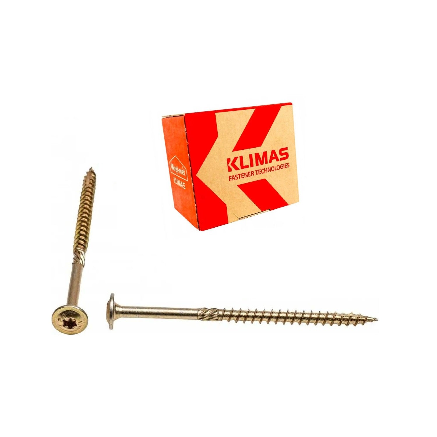 KLIMAS Wkret-met WKCP Ø6x100 mm TX-30 konstrukční vrut do dřeva s talířovou hlavou