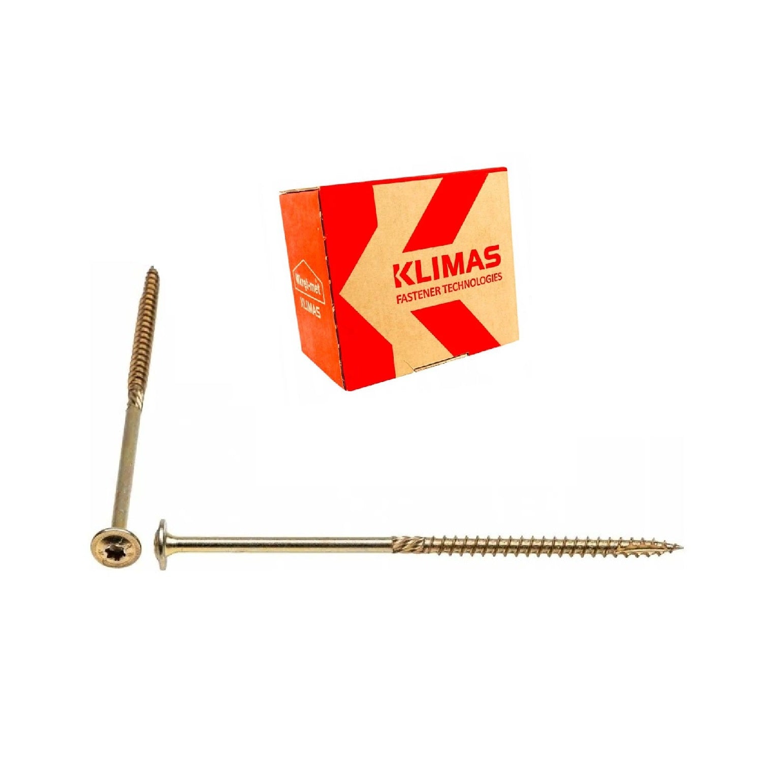 KLIMAS Wkret-met WKCP Ø6x140 mm TX-30 konstrukční vrut do dřeva s talířovou hlavou