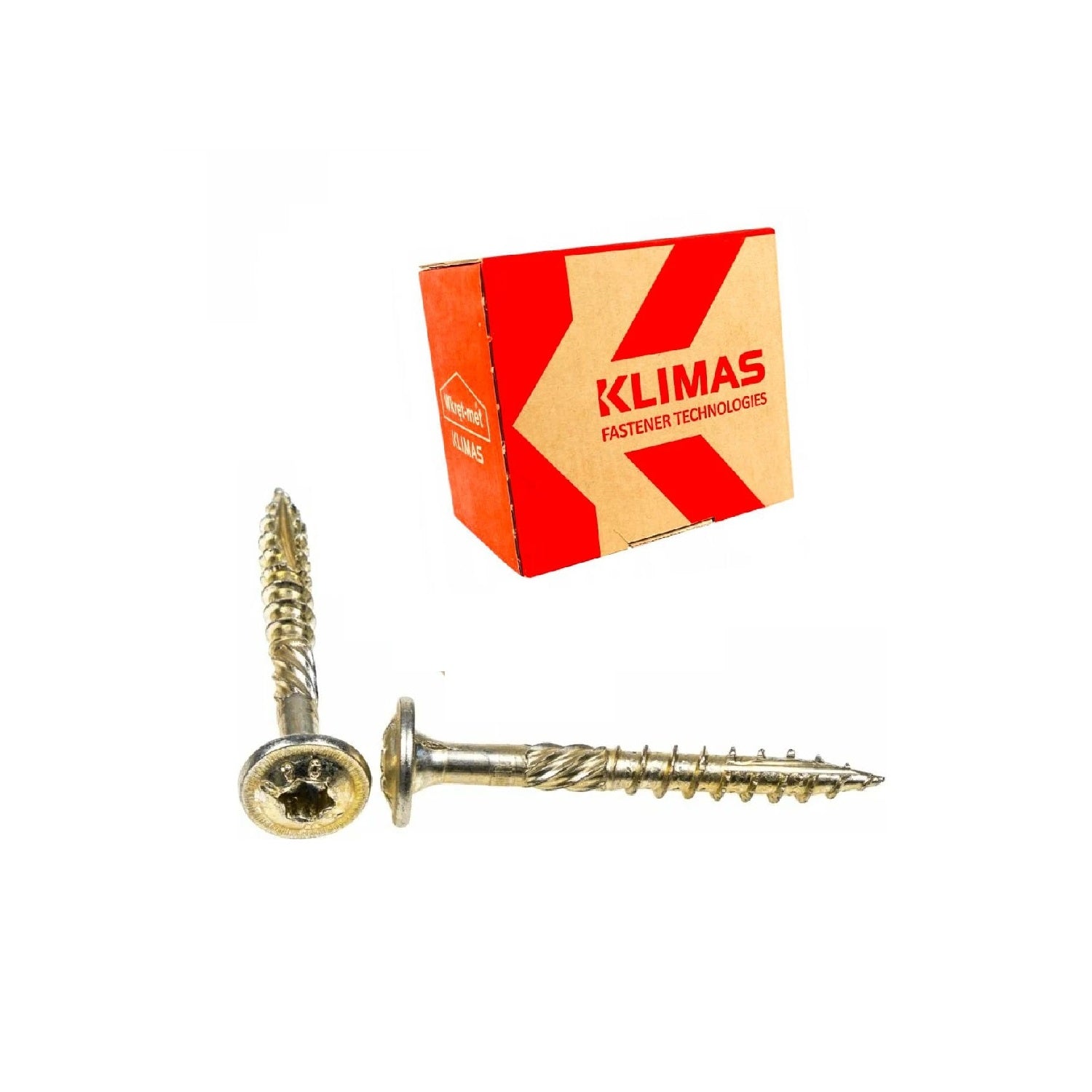 KLIMAS Wkret-met WKCP Ø6x50 mm TX-30 konstrukční vrut do dřeva s talířovou hlavou